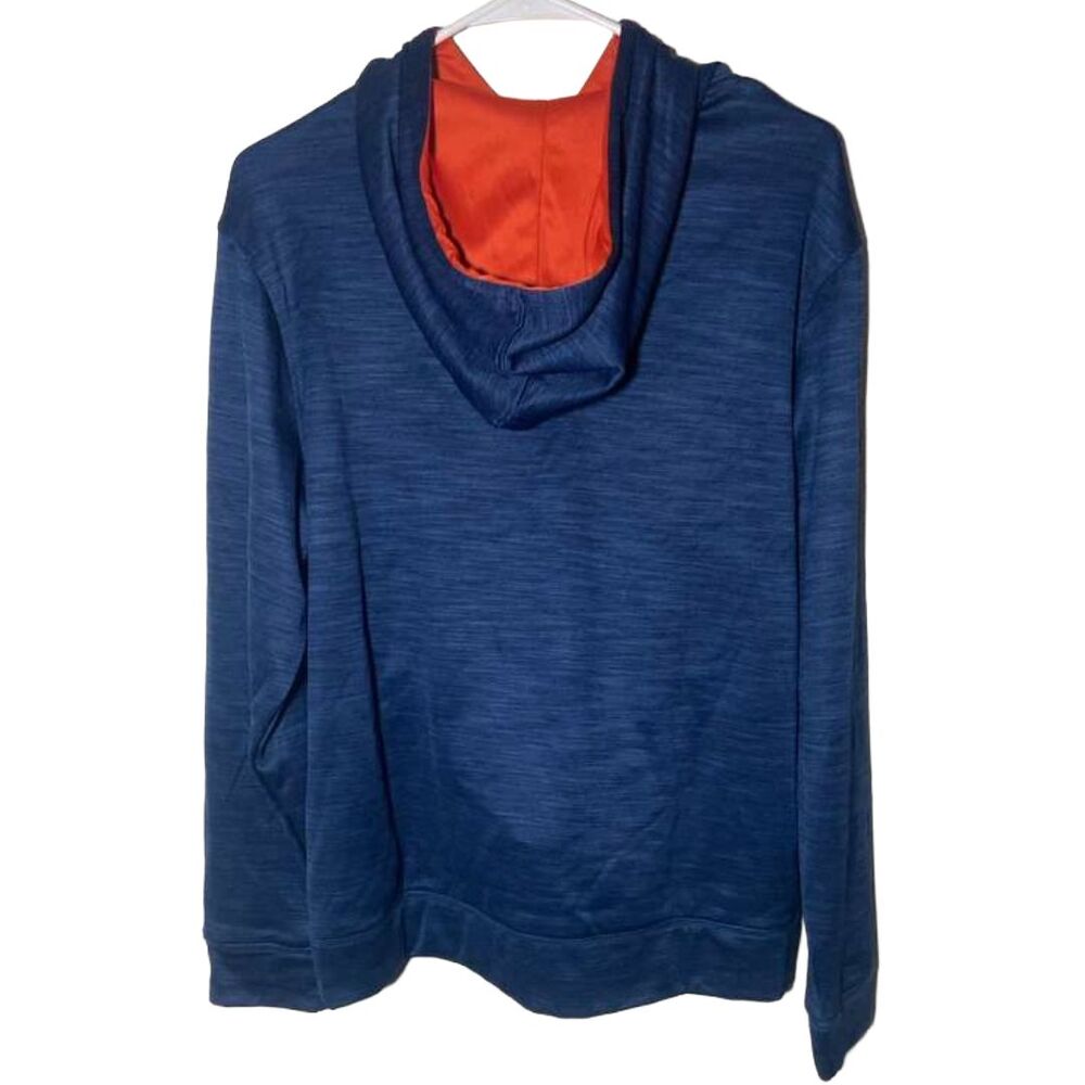 Chicago Bears Hoodie Medium Navy Orange Pullover NFL Football Sweatshirt NWOT - Picture 7 of 8